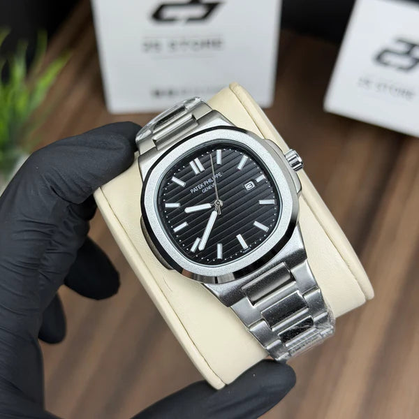 Patek Philippe Nautilus Style Watch – Green Blue Steel Bracelet